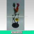New Product Colorful Handmade Metal Gooster Garden Decoration